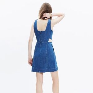 Madewell Cutout denim dress - size 00